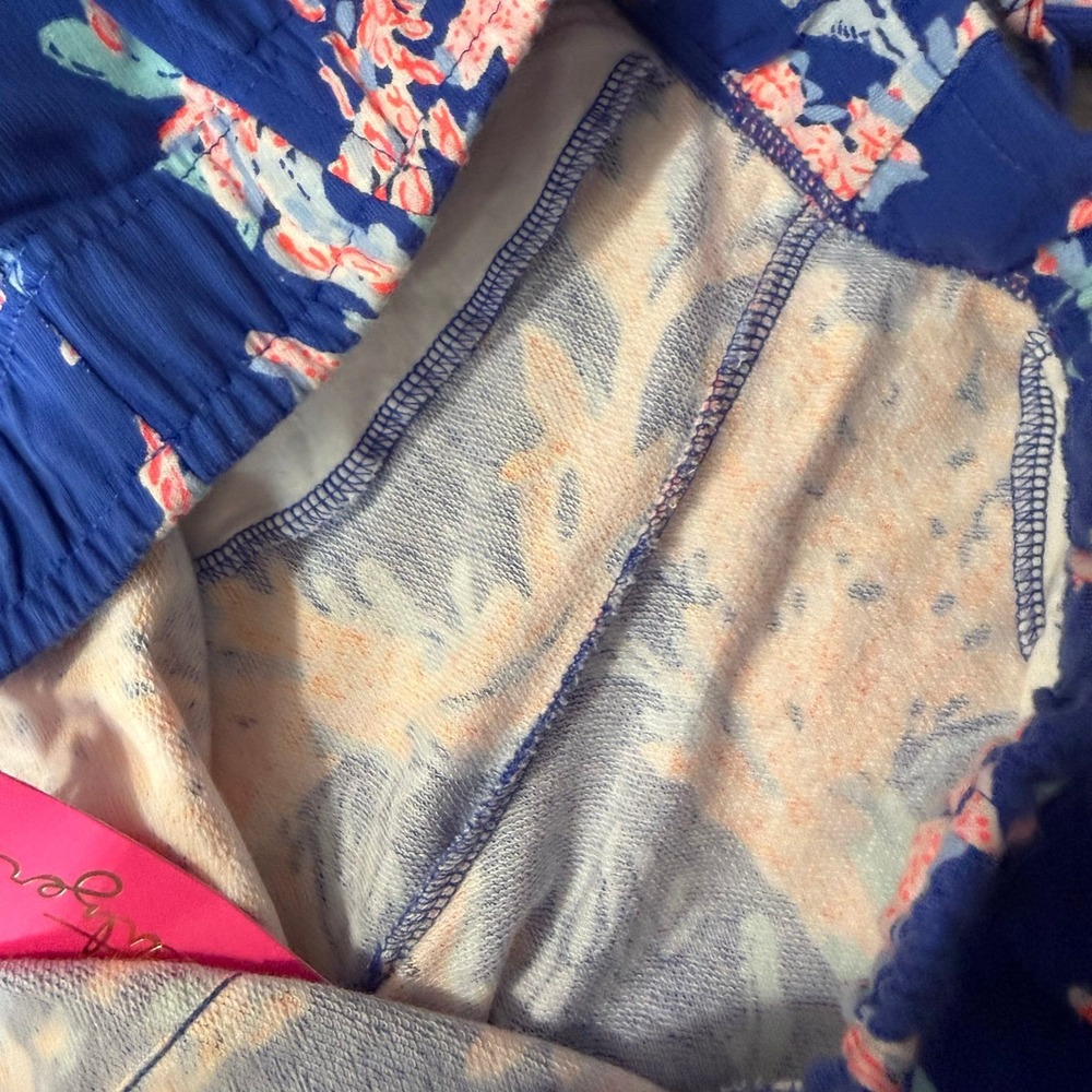 NWT Lilly Pulitzer Emora Knit Pant Swim on over Borealis Blue SZ SMALL - Picture 10 of 10